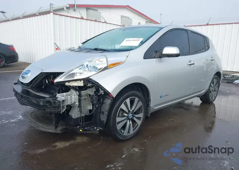 2013 Nissan Leaf Sl из США, поврежденный, VIN 1N4AZ0CP6DC416793